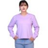 lavender-v-neck-sweatshirt-womens-front-view