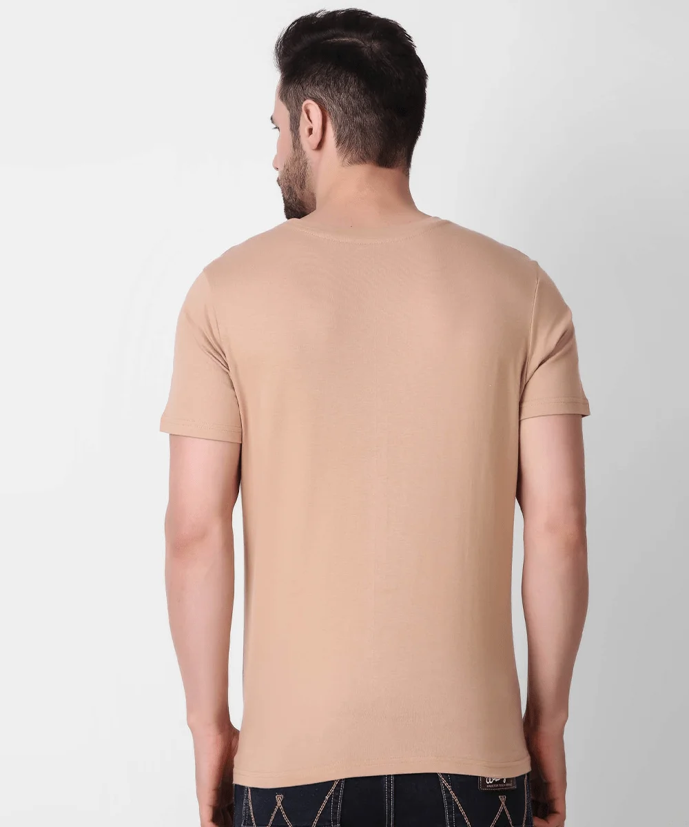 aftermath-statement-brown t shirt for men-backside