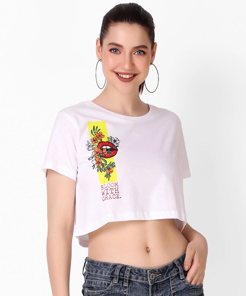 white-Abstract-Print-Crop-Top-pure-cotton